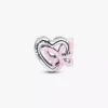 Charm „Entwined Heart & Butterfly“ aus Sterlingsilber