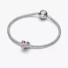 Charm „Entwined Heart & Butterfly“ aus Sterlingsilber
