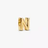Charm-Halskette mit Buchstabe N, 2er-Set