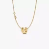 Charm-Halskette mit Buchstabe U, 2er-Set Charm-Halskette mit Buchstabe U, 2er-Set
