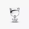 Charm „Hauskatze & Schleife“ aus Sterlingsilber Charm „Hauskatze & Schleife“ aus Sterlingsilber