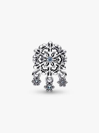 Charm „Icy Snowflake Drop“ – Sterlingsilber Charm „Icy Snowflake Drop“ – Sterlingsilber