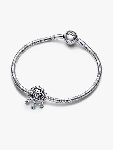 Charm „Icy Snowflake Drop“ – Sterlingsilber Charm „Icy Snowflake Drop“ – Sterlingsilber