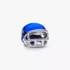 Charm „Königsblauer Football-Helm“ aus Sterlingsilber Charm „Königsblauer Football-Helm“ aus Sterlingsilber