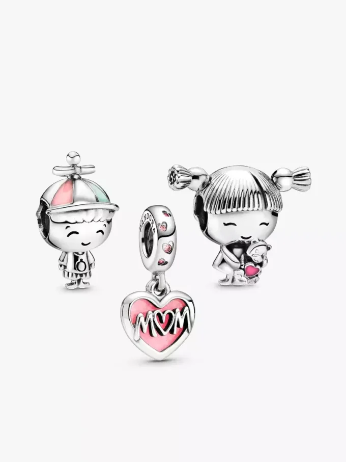 Charm-Set „Mütterliche Freude“, 3er-Set Charm-Set „Mütterliche Freude“, 3er-Set