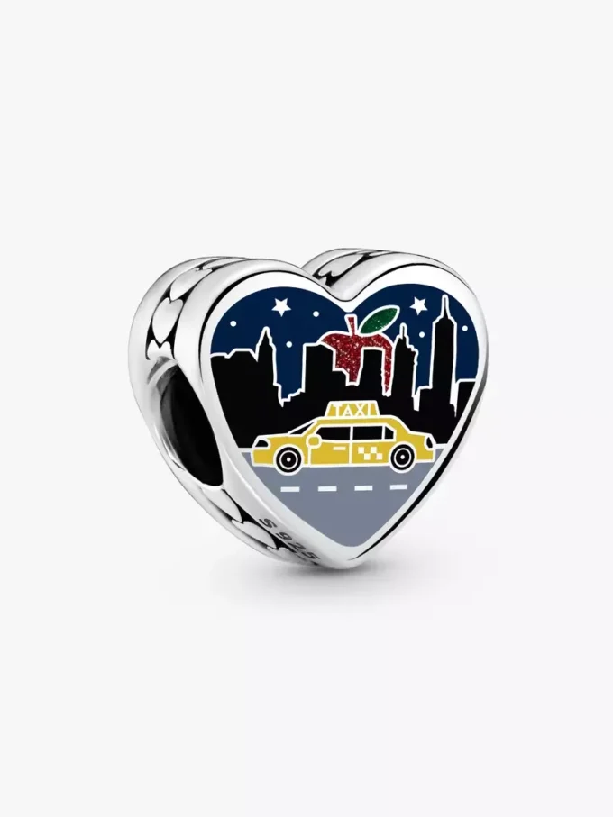 Charm „Sleepless in New York“ aus Sterlingsilber Charm „Sleepless in New York“ aus Sterlingsilber