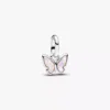 Mini-Dangle Charm „Rosa Schmetterling“ aus Sterlingsilber Mini-Dangle Charm „Rosa Schmetterling“ aus Sterlingsilber