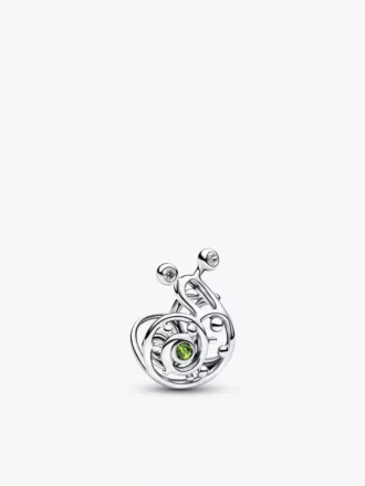 Durchbrochener Schnecken-Charm aus Sterlingsilber