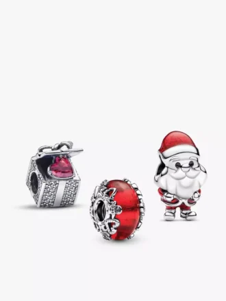 Charm-Trio „Santas coming to town“ (3er-Set)