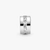 Clip Charm „Blue Sparkle“ – Sterlingsilber Clip Charm „Blue Sparkle“ – Sterlingsilber