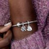 Clip Charm „Blue Sparkle“ – Sterlingsilber Clip Charm „Blue Sparkle“ – Sterlingsilber