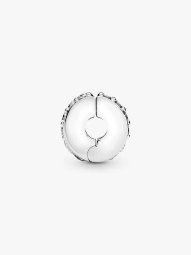 Clip Charm „Blue Sparkle“ – Sterlingsilber Clip Charm „Blue Sparkle“ – Sterlingsilber