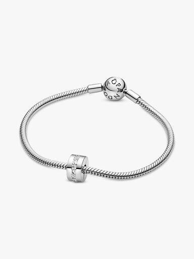 Clip Charm „Blue Sparkle“ – Sterlingsilber Clip Charm „Blue Sparkle“ – Sterlingsilber