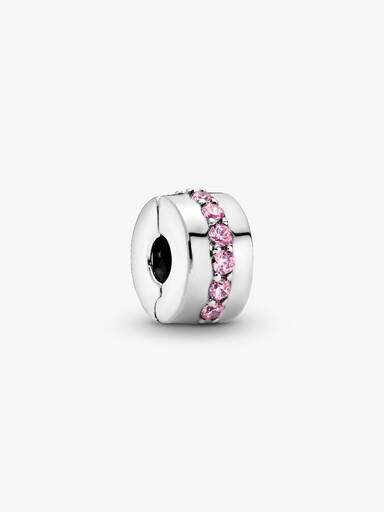Clip Charm „Blue Sparkle“ – Sterlingsilber Clip Charm „Blue Sparkle“ – Sterlingsilber