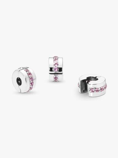 Clip Charm „Blue Sparkle“ – Sterlingsilber Clip Charm „Blue Sparkle“ – Sterlingsilber