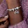 Clip Charm „Blue Sparkle“ – Sterlingsilber Clip Charm „Blue Sparkle“ – Sterlingsilber