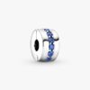 Clip Charm „Blue Sparkle“ – Sterlingsilber Clip Charm „Blue Sparkle“ – Sterlingsilber