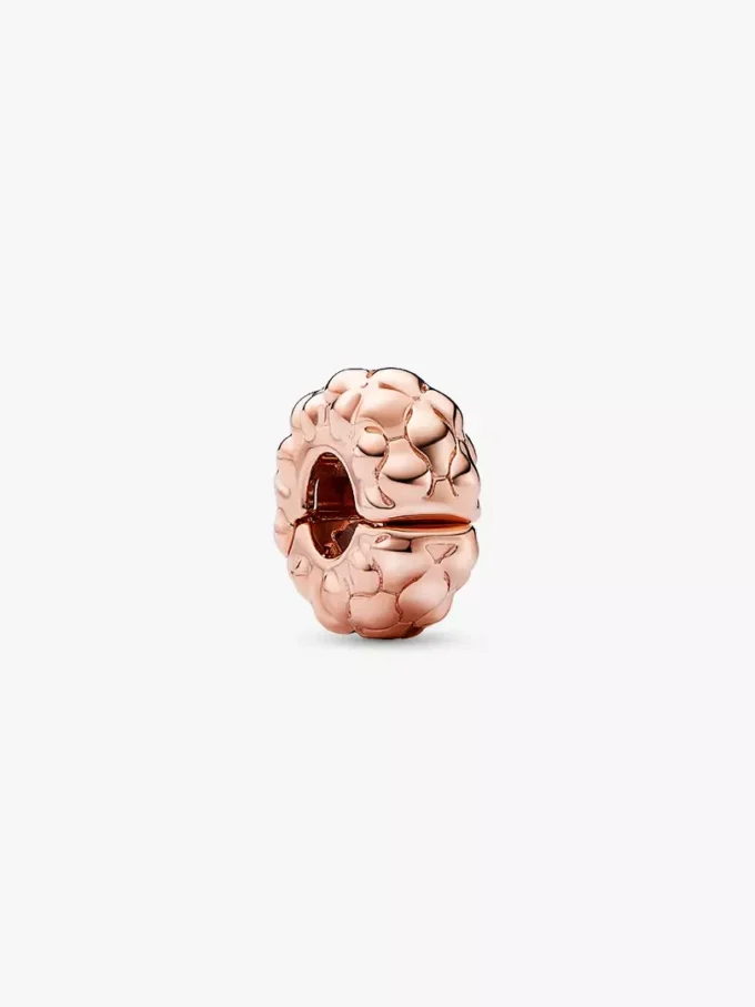 Clip Charm mit Nieten, 14 Karat Roségold-Beschichtung Clip Charm mit Nieten, 14 Karat Roségold-Beschichtung