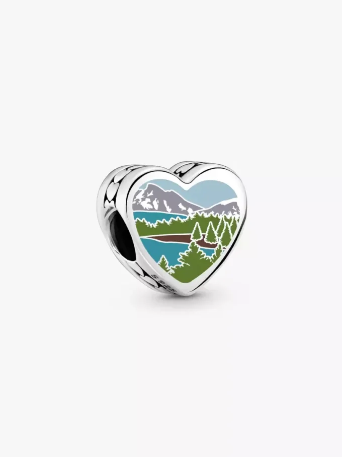 Colorado-Herz-Charm aus Sterlingsilber Colorado-Herz-Charm aus Sterlingsilber