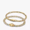 Cuban-Chain-Armbänder-Set für Sie und Ihn, 2er-Set Cuban-Chain-Armbänder-Set für Sie und Ihn, 2er-Set