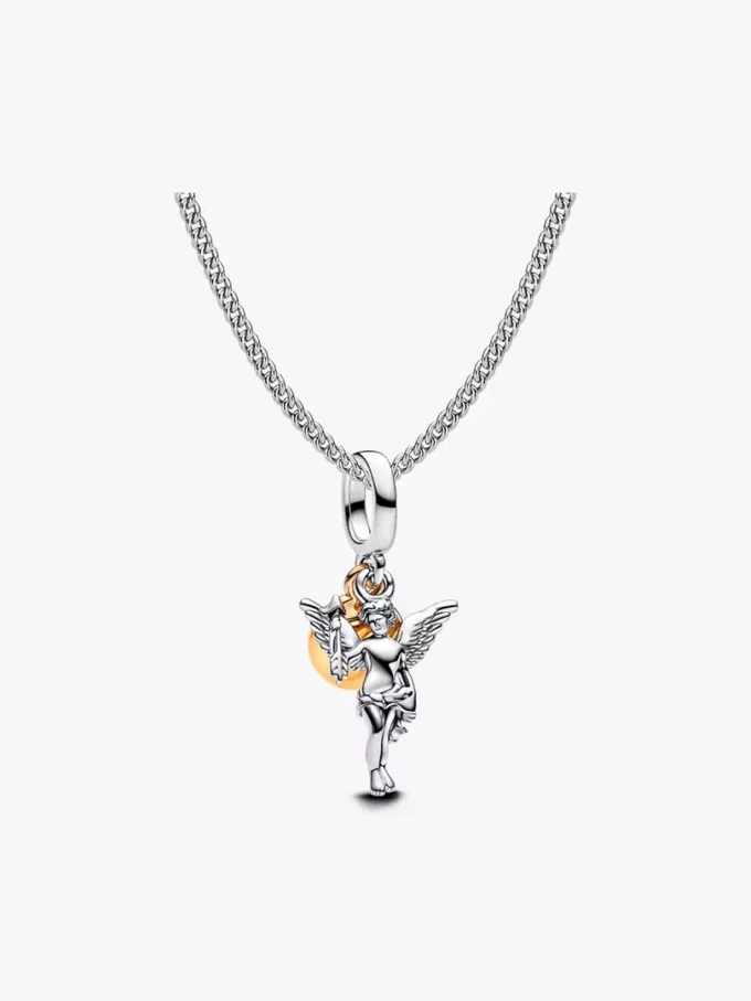 Cupid-Dangle-Charm-Halskette, 2er-Set Cupid-Dangle-Charm-Halskette, 2er-Set