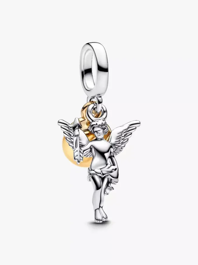 Cupid-Dangle-Charm-Halskette, 2er-Set Cupid-Dangle-Charm-Halskette, 2er-Set
