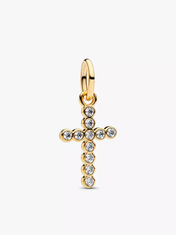 Dangle Charm, 14-karätig vergoldet