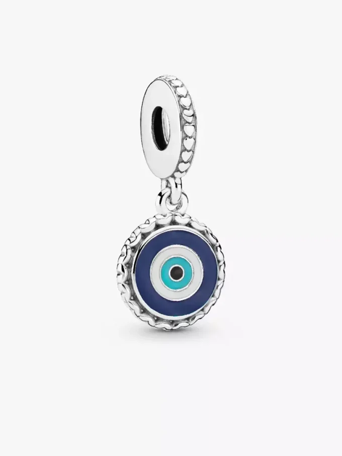 Dangle Charm „Böser Blick“ aus Sterlingsilber Dangle Charm „Böser Blick“ aus Sterlingsilber