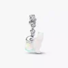Dangle Charm „Eisbärenmutter & Junges“ aus Sterlingsilber