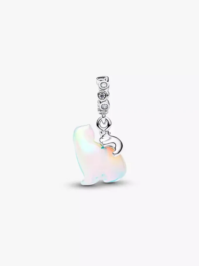 Dangle Charm „Eisbärenmutter & Junges“ aus Sterlingsilber
