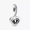 Dangle Charm „Footprint“ aus Sterlingsilber