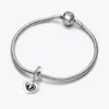 Dangle Charm „Footprint“ aus Sterlingsilber