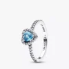 Deep Ocean Elevated Hearts Ring-Set, 2er-Set