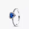 Deep Ocean Elevated Hearts Ring-Set, 2er-Set