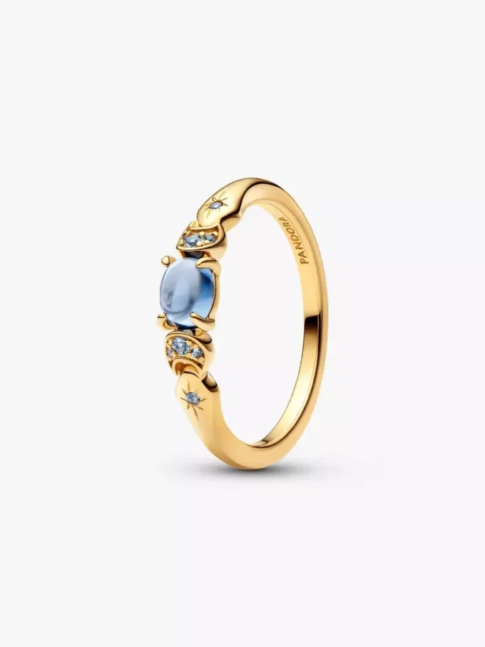 Goldfarbenes Prinzessinnen-Ring-Set, 5er-Set Goldfarbenes Prinzessinnen-Ring-Set, 5er-Set