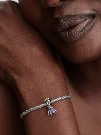 Disney-Bösewichte – Charm „Böse Königin“ aus Sterlingsilber, 14-karätig vergoldet
