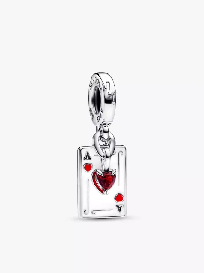 Disney-Bösewichte Herzkönigin Dangle Charm aus Sterlingsilber Disney-Bösewichte Herzkönigin Dangle Charm aus Sterlingsilber