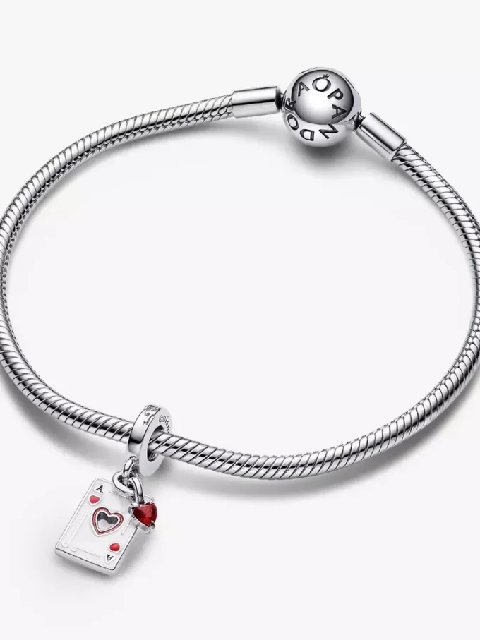 Disney-Bösewichte Herzkönigin Dangle Charm aus Sterlingsilber Disney-Bösewichte Herzkönigin Dangle Charm aus Sterlingsilber