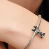 Disney-Bösewichte Maleficent Charm aus Sterlingsilber Disney-Bösewichte Maleficent Charm aus Sterlingsilber