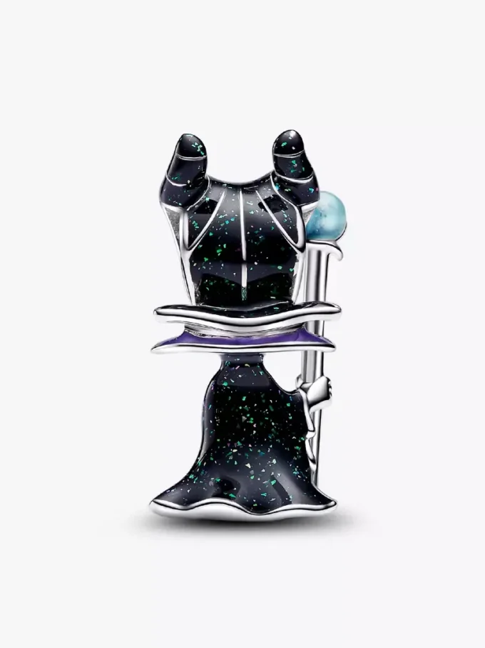 Disney-Bösewichte Maleficent Charm aus Sterlingsilber Disney-Bösewichte Maleficent Charm aus Sterlingsilber