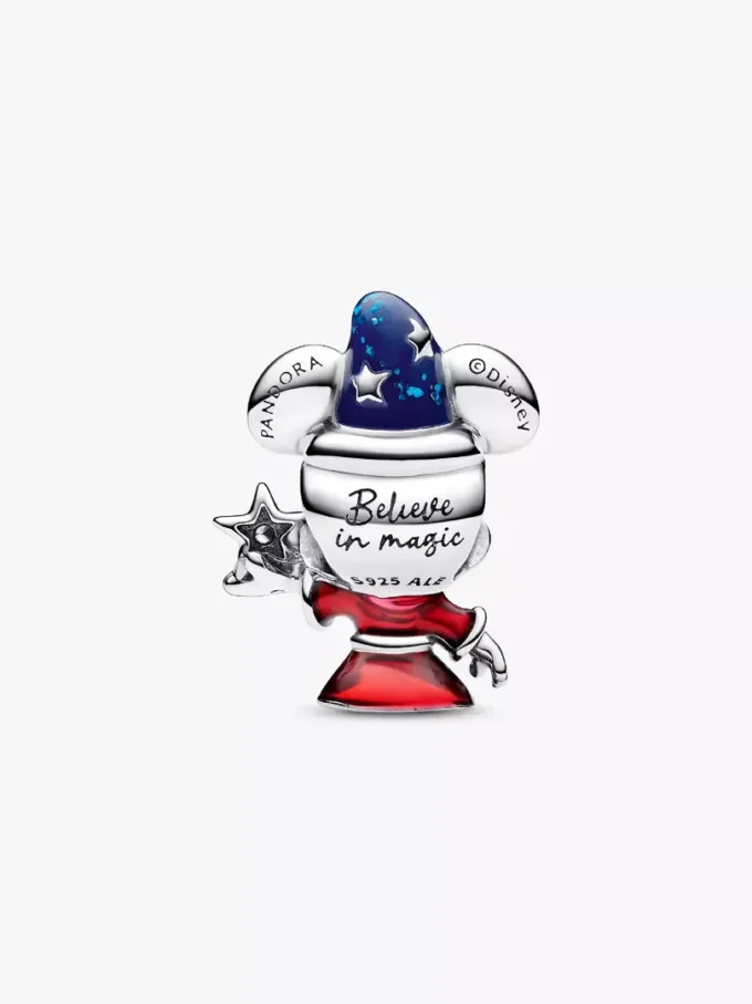 Disney-Charm „Mickey als Zauberlehrling“ aus Sterlingsilber Disney-Charm „Mickey als Zauberlehrling“ aus Sterlingsilber