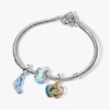 Disney Cinderella Dreifach-Charm-Armband-Set, 4er-Set Disney Cinderella Dreifach-Charm-Armband-Set, 4er-Set