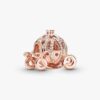 Disney Cinderella Sparkling Carriage Charm – 14 Karat Roségold-Beschichtung Disney Cinderella Sparkling Carriage Charm – 14 Karat Roségold-Beschichtung