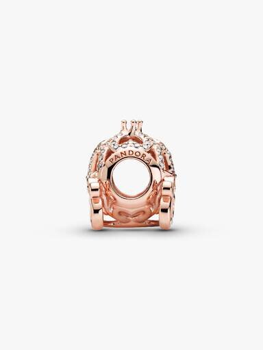 Disney Cinderella Sparkling Carriage Charm – 14 Karat Roségold-Beschichtung Disney Cinderella Sparkling Carriage Charm – 14 Karat Roségold-Beschichtung