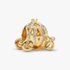 Disney Cinderella Sparkling Carriage Charm – 14-karätige Vergoldung Disney Cinderella Sparkling Carriage Charm – 14-karätige Vergoldung