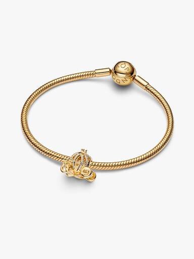 Disney Cinderella Sparkling Carriage Charm – 14-karätige Vergoldung Disney Cinderella Sparkling Carriage Charm – 14-karätige Vergoldung