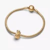 Disney „Der König der Löwen“ Simba-Charm, 14-karätig vergoldet