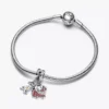 Disney Der König der Löwen Timon & Pumbaa teilbarer Dangle Charm aus Sterlingsilber Disney Der König der Löwen Timon & Pumbaa teilbarer Dangle Charm aus Sterlingsilber