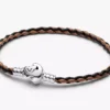 Disney Der König der Löwen Verschluss Pandora Moments geflochtenes Lederarmband Sterlingsilber Disney Der König der Löwen Verschluss Pandora Moments geflochtenes Lederarmband Sterlingsilber