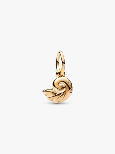 Disney „Die kleine Meerjungfrau“ – Dangle Charm „Verzauberte Muschel“ – 14-karätige Vergoldung Disney „Die kleine Meerjungfrau“ – Dangle Charm „Verzauberte Muschel“ – 14-karätige Vergoldung
